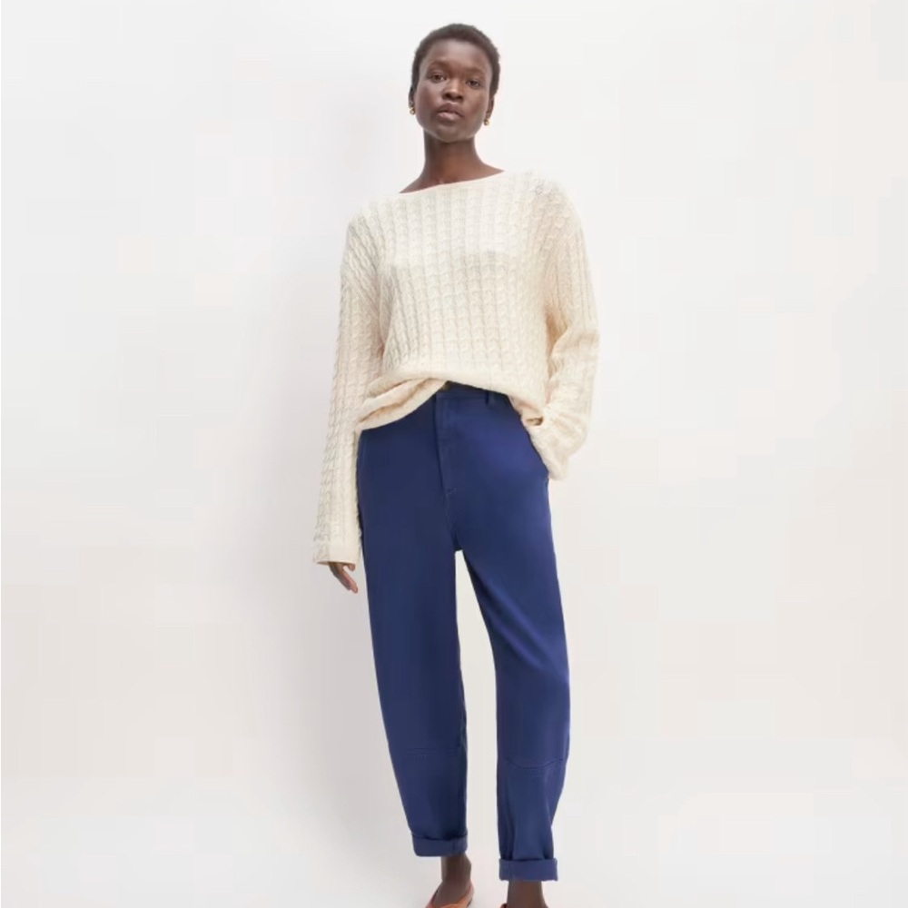 Everlane Tencel Relaxed Chino Bellwether Blue 0
